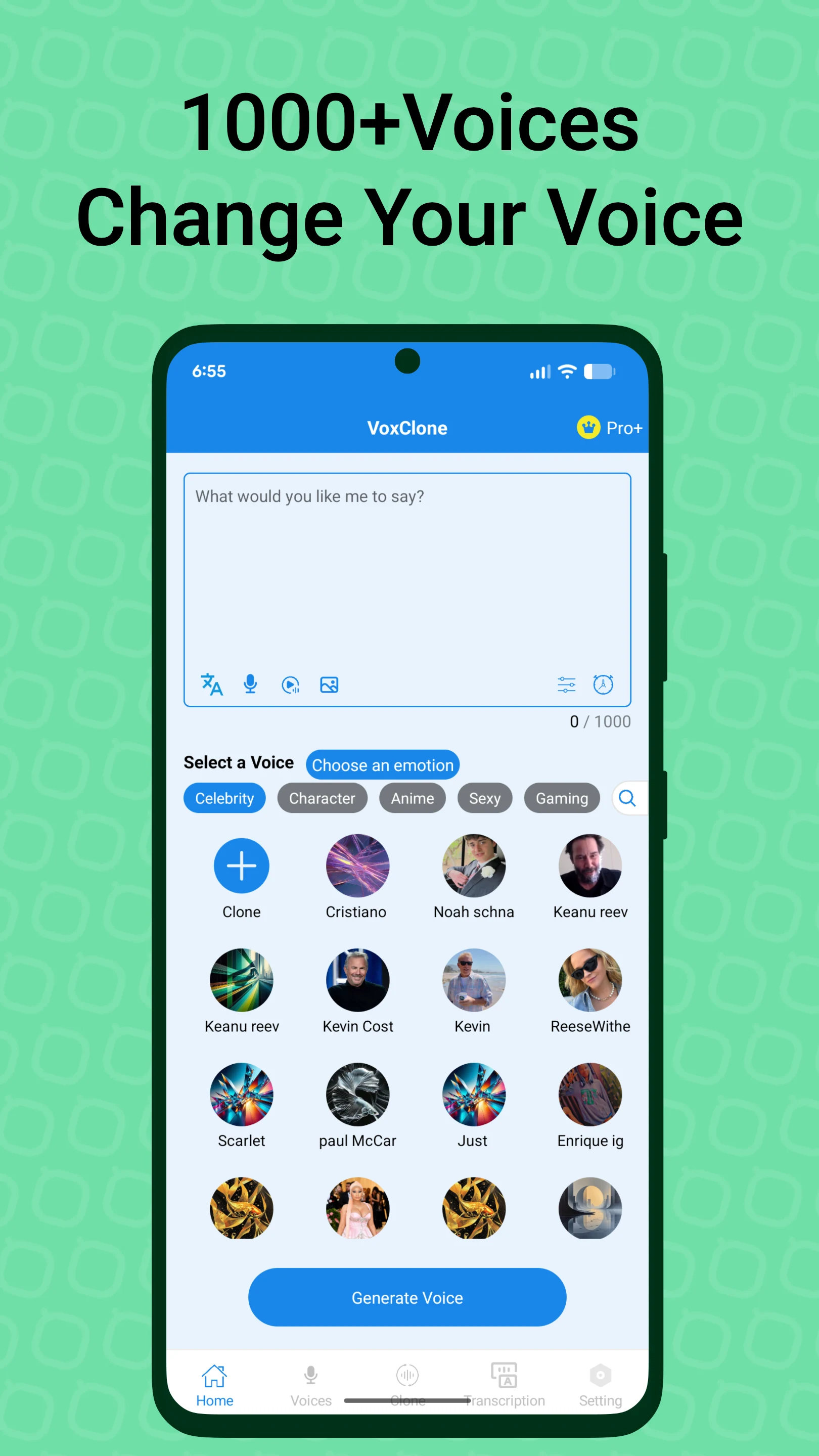Voice Clone: AI Voice Changer screenshot