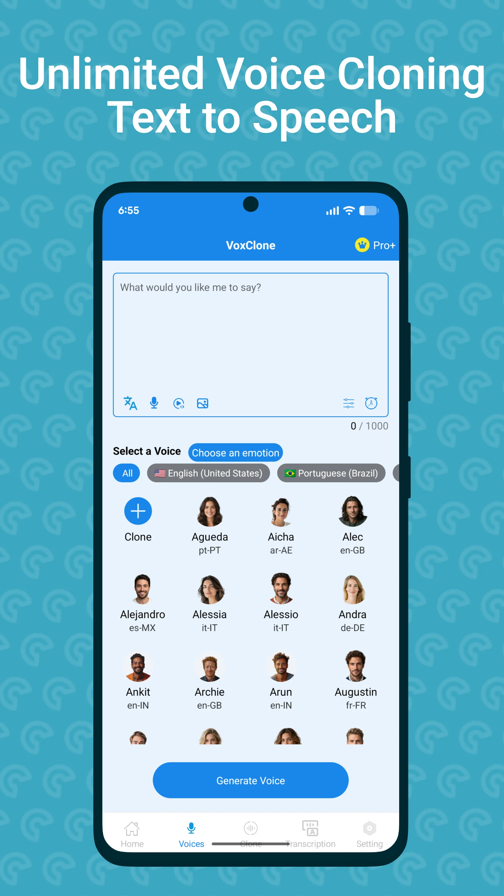 Voice Clone: AI Voice Changer screenshot